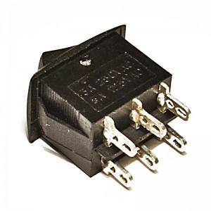  MRS-202-3 ON-ON (6A 250V) DPDT 6 pin 