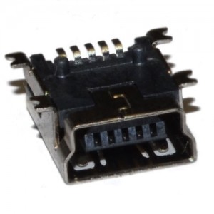  mini USB 5pin USB-05-FS-90 SMD ( = 9,5)