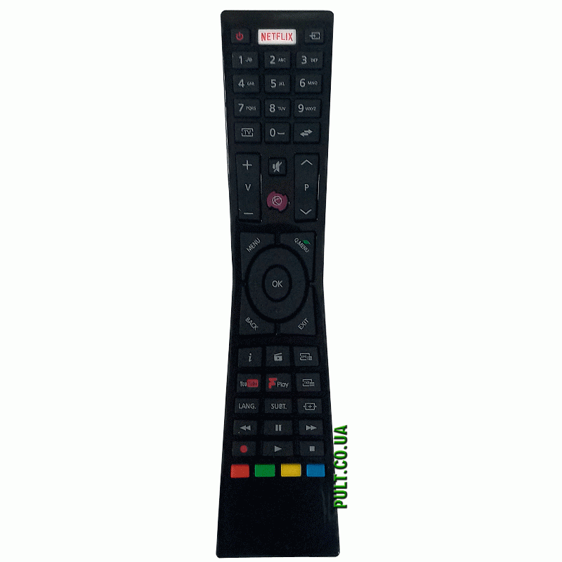 Telecomando Originale JVC RM-C3231: Per TV LED Con Pulsanti Netflix E YouTube, Batterie AAA Incluse