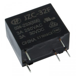  JZC32F (HF32F) /024-ZS3  24VDC 3A/250VAC/30VDC