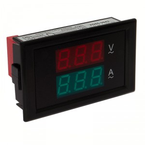 Вольтметр-Амперметр цифровой AC 300V/100A встраиваемый переменный ток XD85-2042