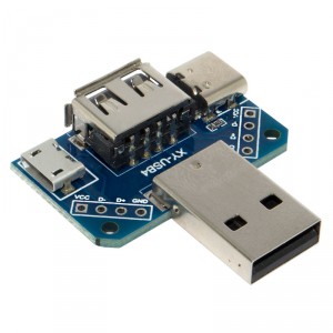  USB-AM - USB-AF - microUSB - TypeC