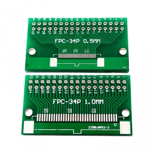   FPC34P 0.5mm 1.0mm  PLD/PBD 2.54mm