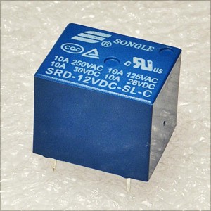  SRD-12VDC-SL-C (T73) 12V/10A/250VAC SONGLE