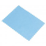 Салфетка для очистки оптики голубая 50x70 мм из тканой микрофибры
