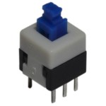 Микрокнопка PSB-800 (304) 6 pin 8х8мм, c фиксацией