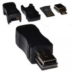 Штекер mini USB 5pin USB-MINI-5M-COVER