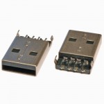 Штекер USB-A smd (USB-A-M07 (DEEP TYPE) низкая посадка