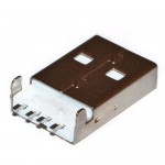 Штекер USB-A smd (USB-02-MS-90)