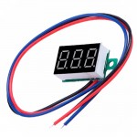 Вольтметр цифровой DVM-36.3AG постоянного тока 0-100V (ЗЕЛЕНЫЙ) три провода